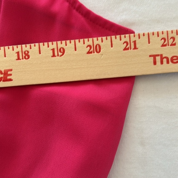 Alfani Pink SleevelessCriss Cross Blouse Sz L - Picture 9 of 11